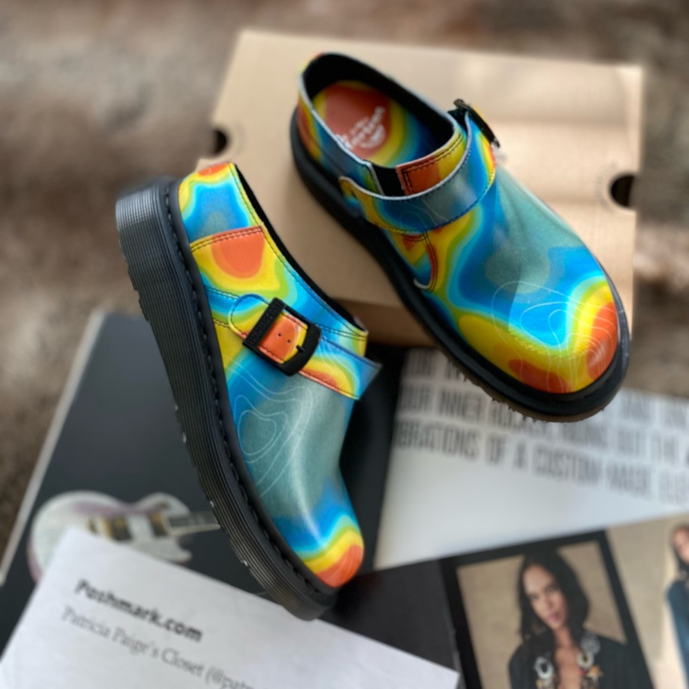 Dr. Martens Colorful Wave Mules - Picture 14 of 16